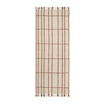 Sen runner, cream/brown, 200 x 80 cm, textile - ferm LIVING