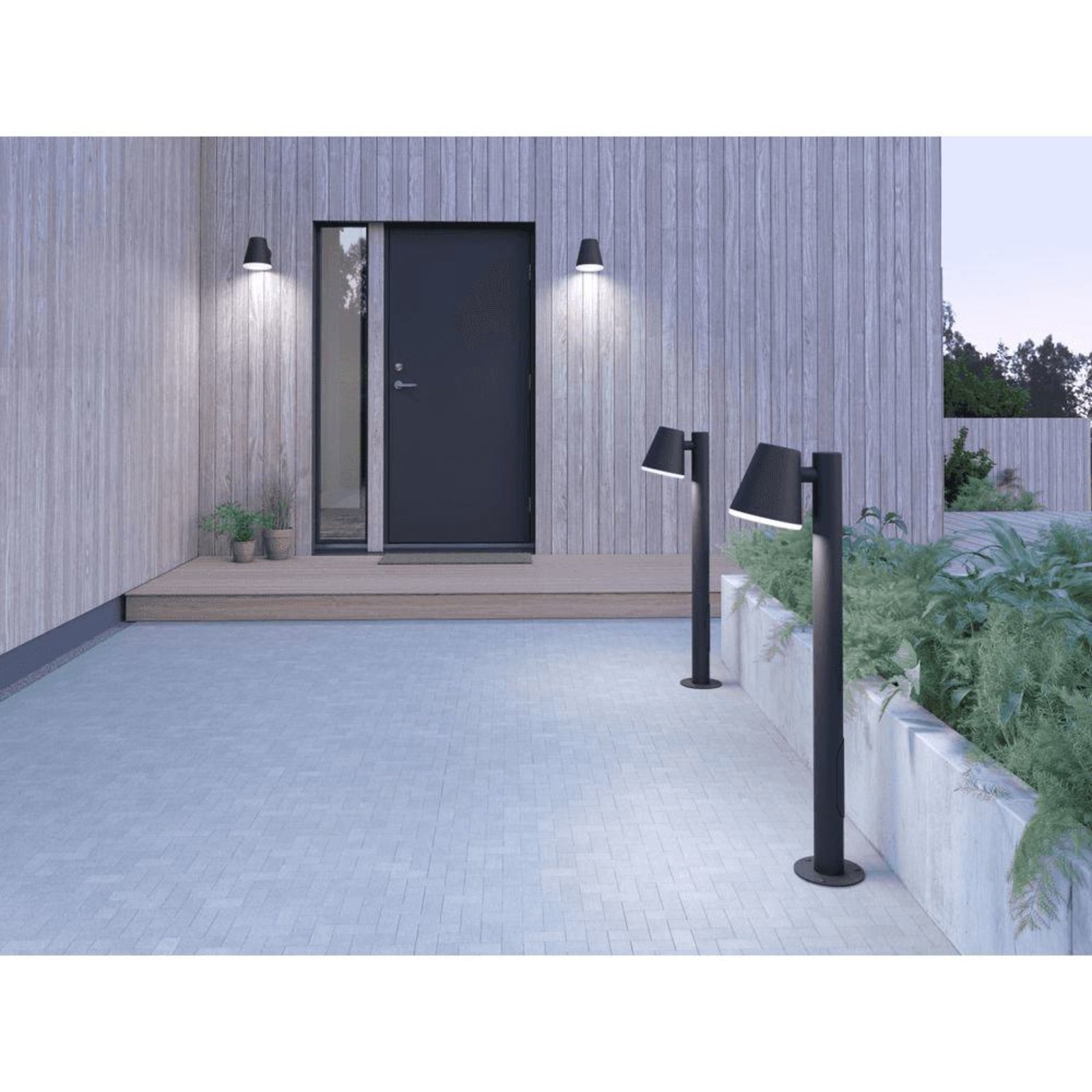 Mist Aplica de Exterior Black - Belid