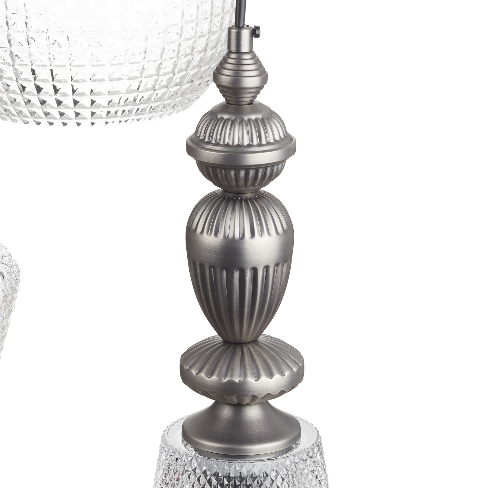 Három-izzós üveg függő lámpa Talisa