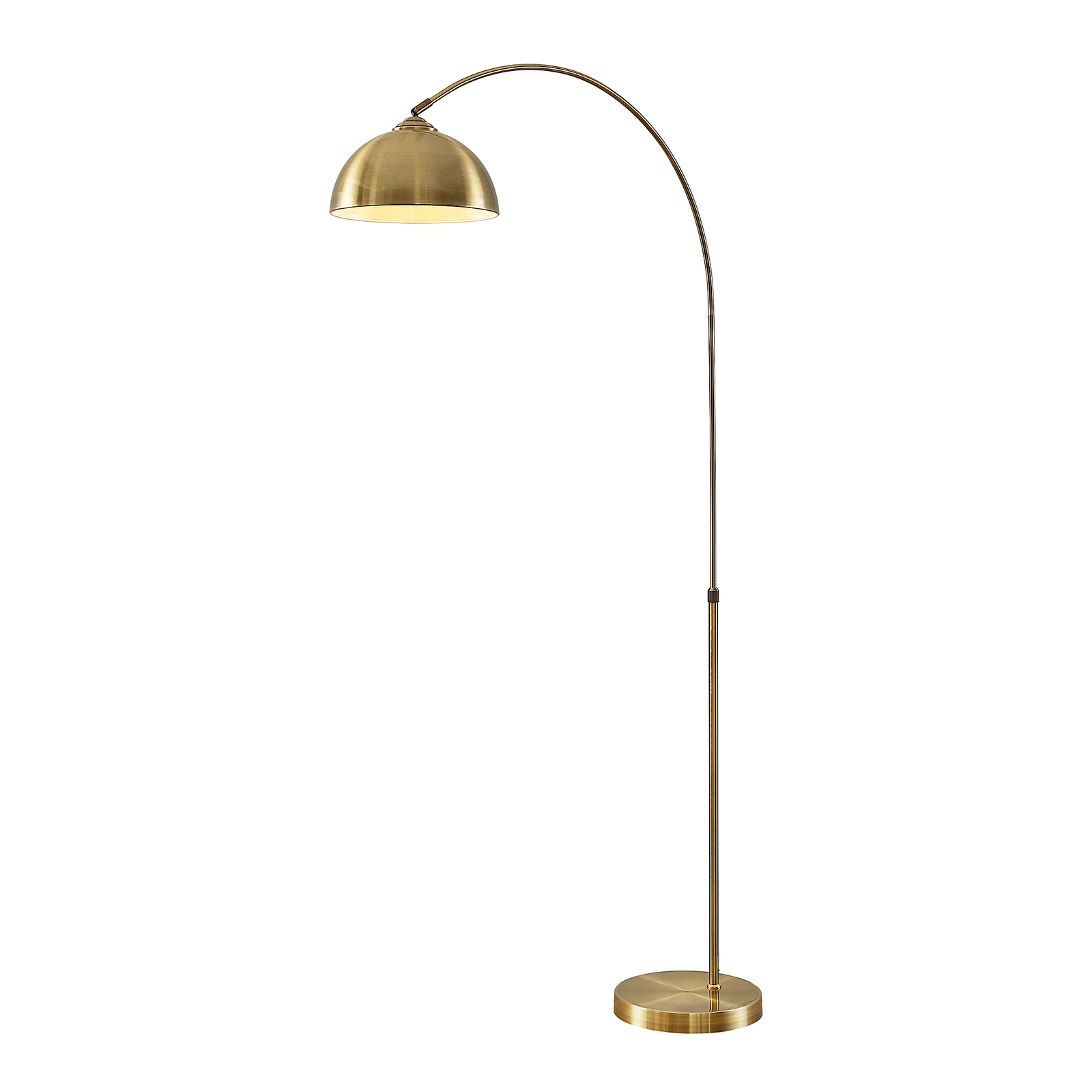 Lindby Lennart gulvlampe, antikk messing