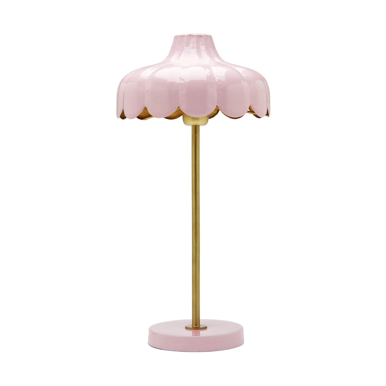 PR Home Candeeiro de mesa Wells rosa/dourado