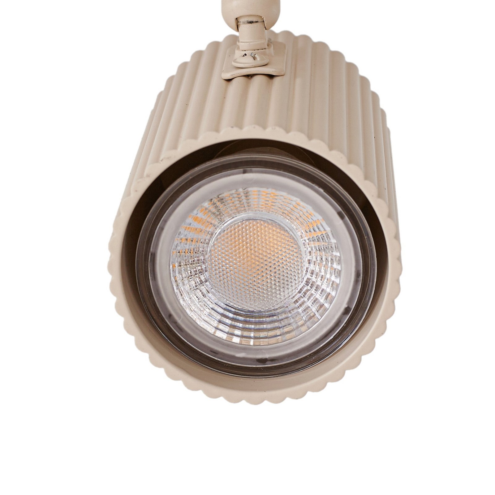 Lindby Faretti da soffitto Kardis, beige, a 6 luci, metallo, GU10 Lindby Faretti da soffitto Kardis, beige, a 6 luci, metallo, GU10