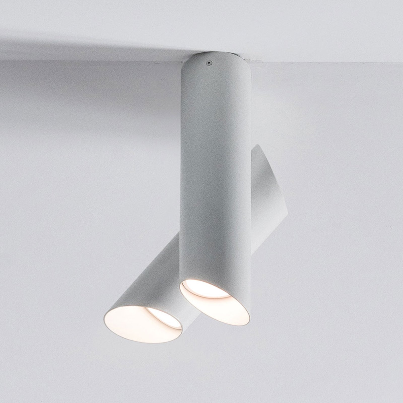 Nemo Tubes lampa sufitowa LED 2-pkt. biała/biała