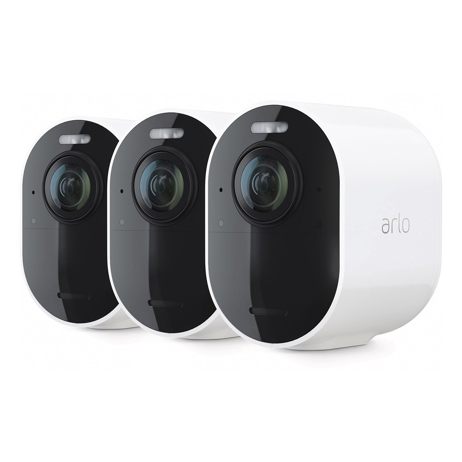 Arlo Ultra 2-beveiligingssysteem, 3 camera's, wit