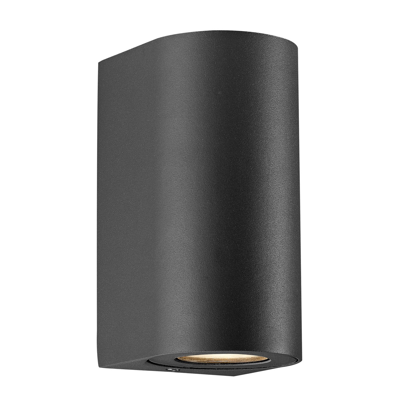 Canto Maxi 2 Seaside outdoor wall light, black, GU10, 17 cm