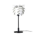 Dyberg Larsen bordslampa Pineapple, vit/svart, höjd 35 cm