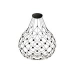 Mesh Závěsné Svítidlo Ø80xH60 Phase 1m Black - Luceplan