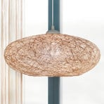 Textiele beige hanglamp Campilo