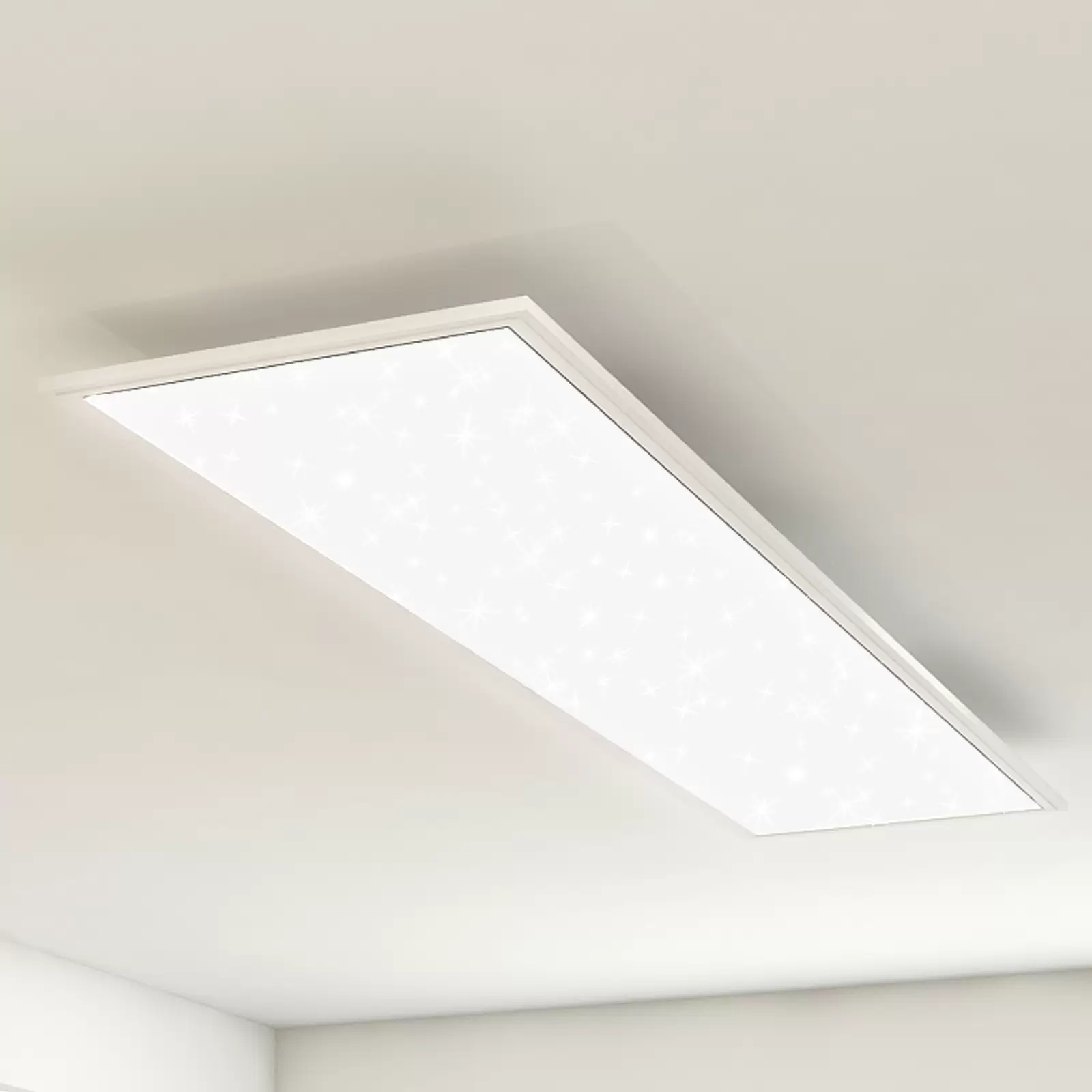 LED-Panel Pallas, weiß, dimmbar, CCT, 119,5x29,5cm | Deckenlampen