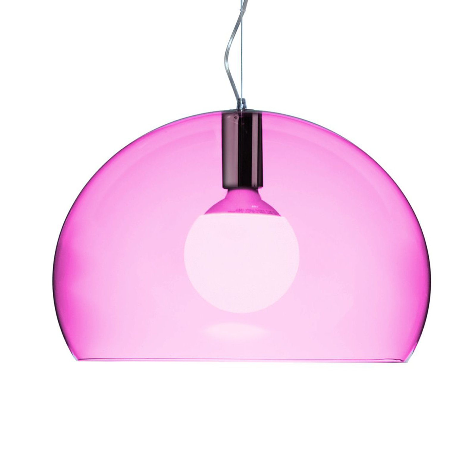 Kartell Small FL/Y LED-hengelampe rosa