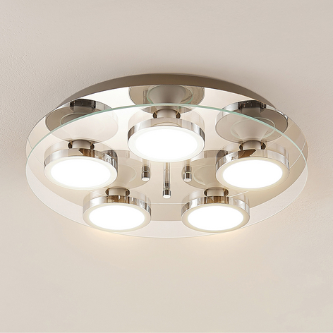 Lindby Gabryl LED-talampe, 5 lyskilder