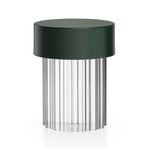 Last Order Fluted Portable Lámpara de sobremesa Matt Green - Flos