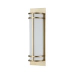 Fusion 2 væglampe, messingfarvet, 43 cm – FEISS