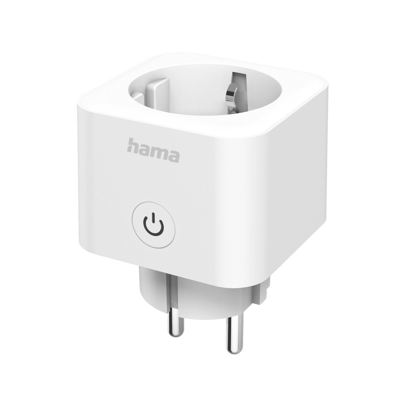 Hama WLAN wandcontactdoos Smart, elektriciteitsmeter, Matter, wit, 3,680W