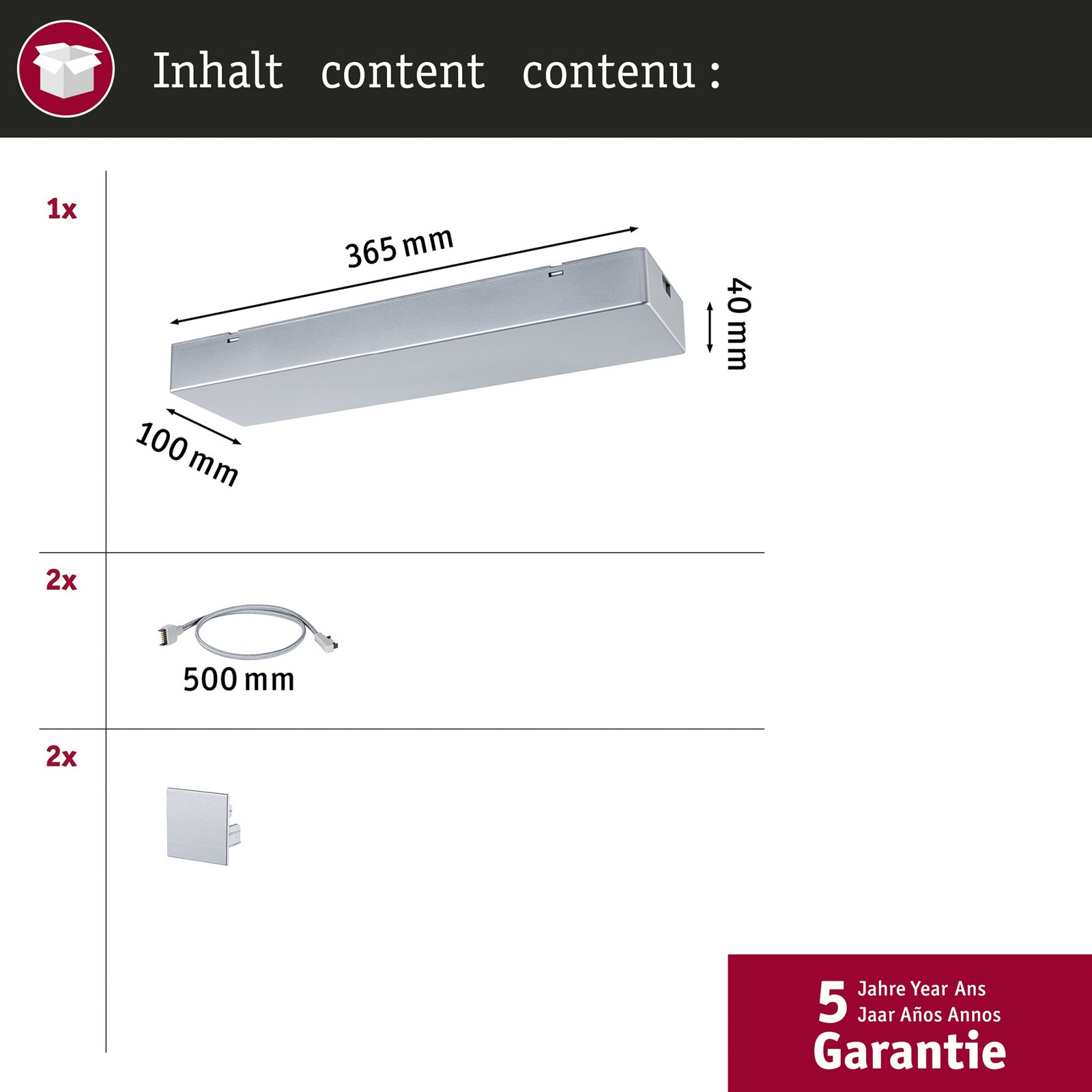 Paulmann voeding Power Box Linion chroom ZigBee 230/24V