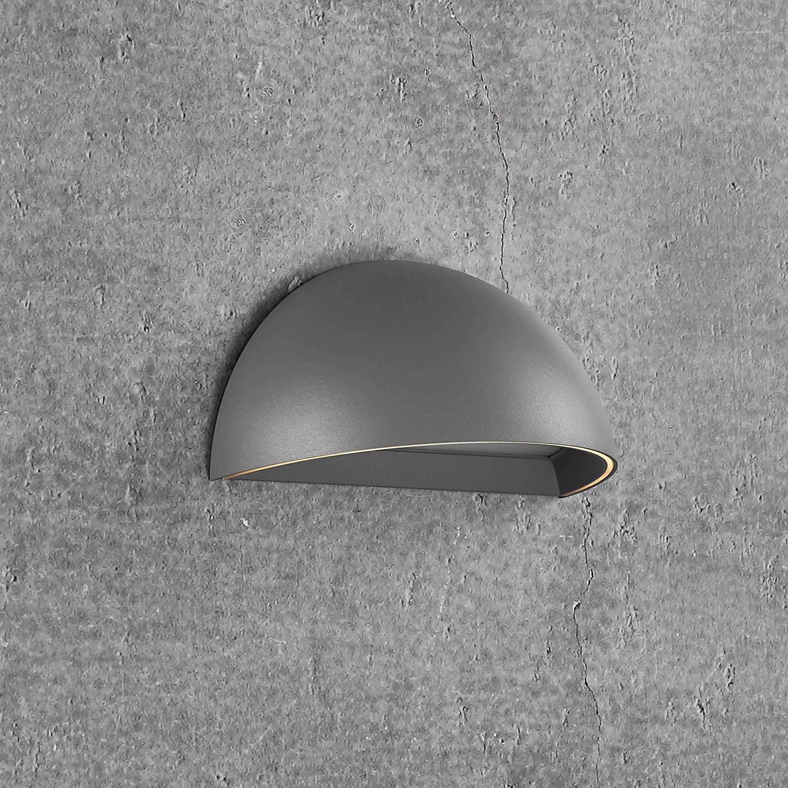 Applique d'extérieur LED Arcus Smart, gris