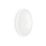 Aplique de pared Ideal Lux Glory, cristal opal, Ø 60 cm