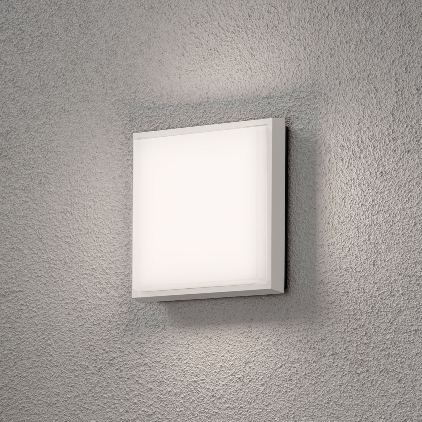 LED-Außenwandleuchte Cesena, quadratisch