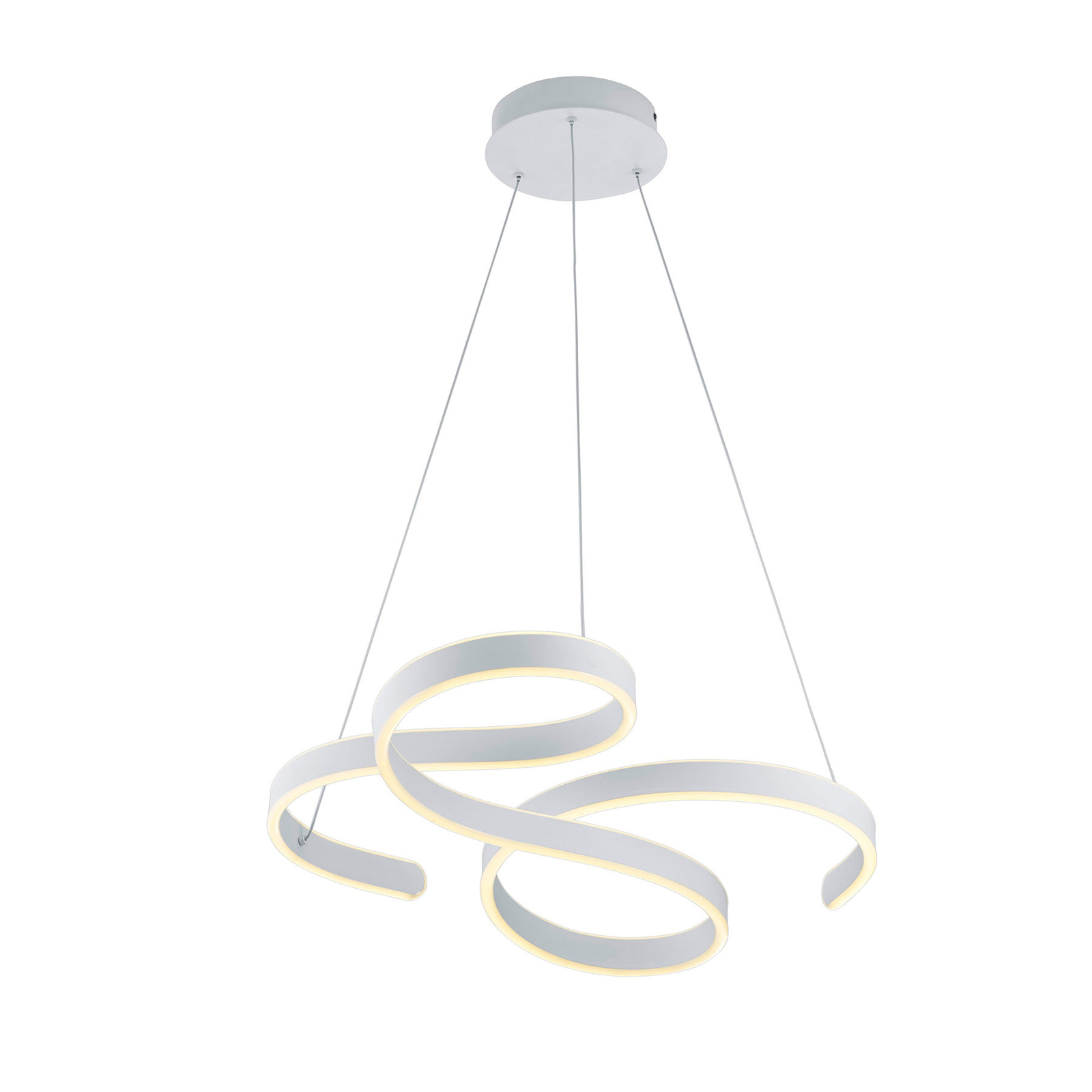 LED-Pendelleuchte Francis, schwungvoll designt