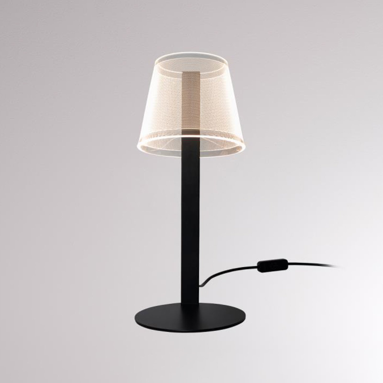 Teo lámpara de mesa LED con atenuador