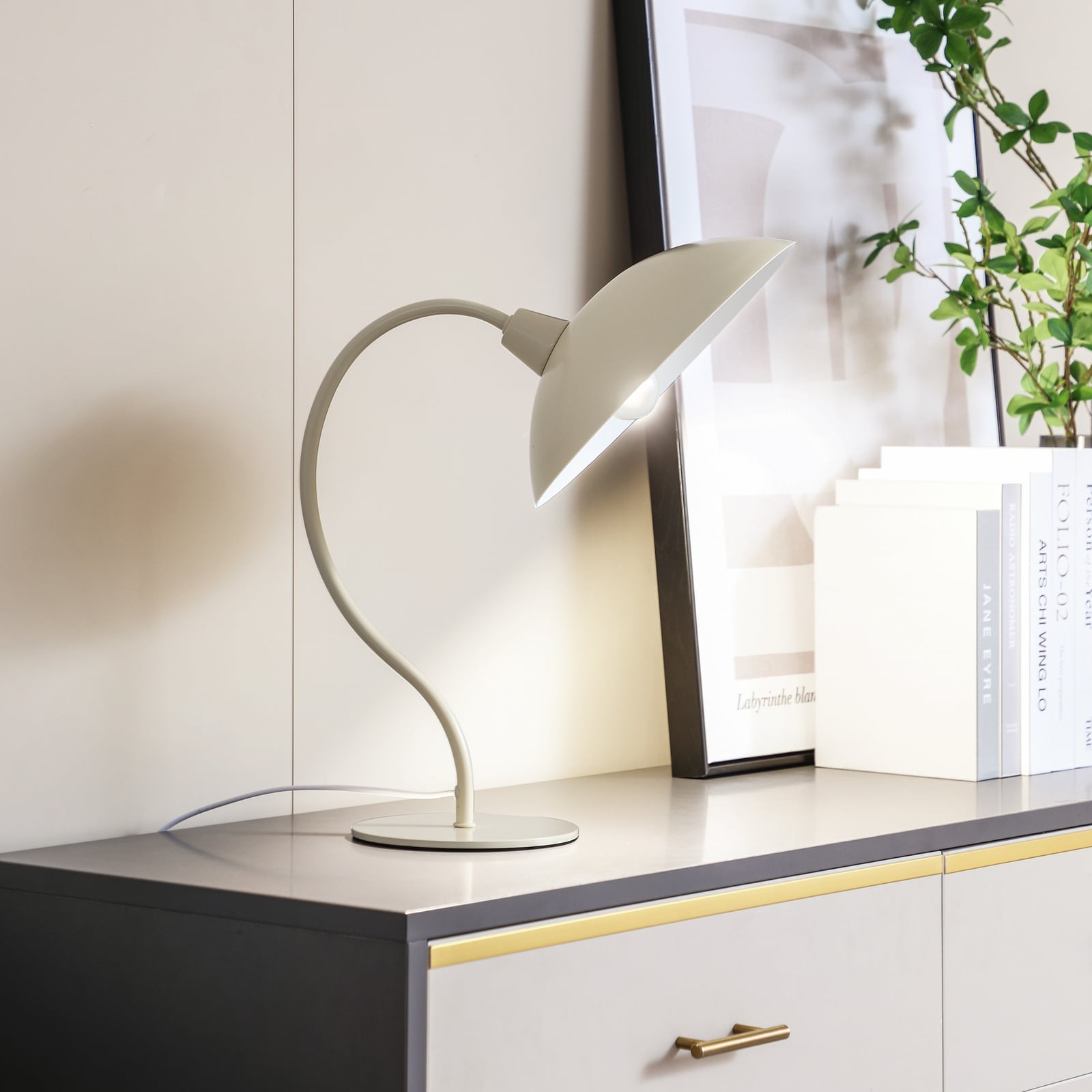 Arvadon Veioză Beige - Lucande Arvadon Veioză Beige - Lucande