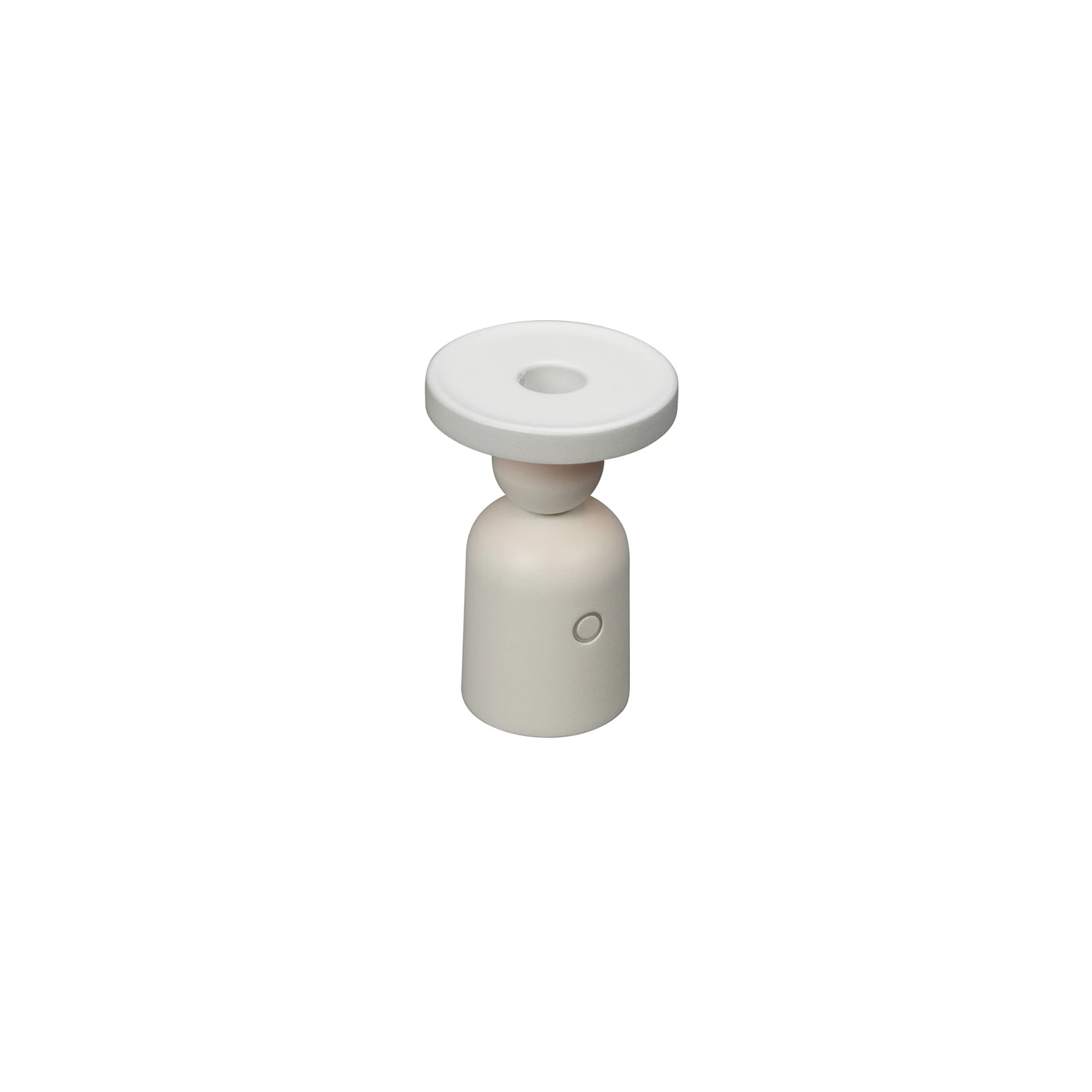 LED-bordlampe Nantes, hvit, aluminium, IP54, dimmer, CCT