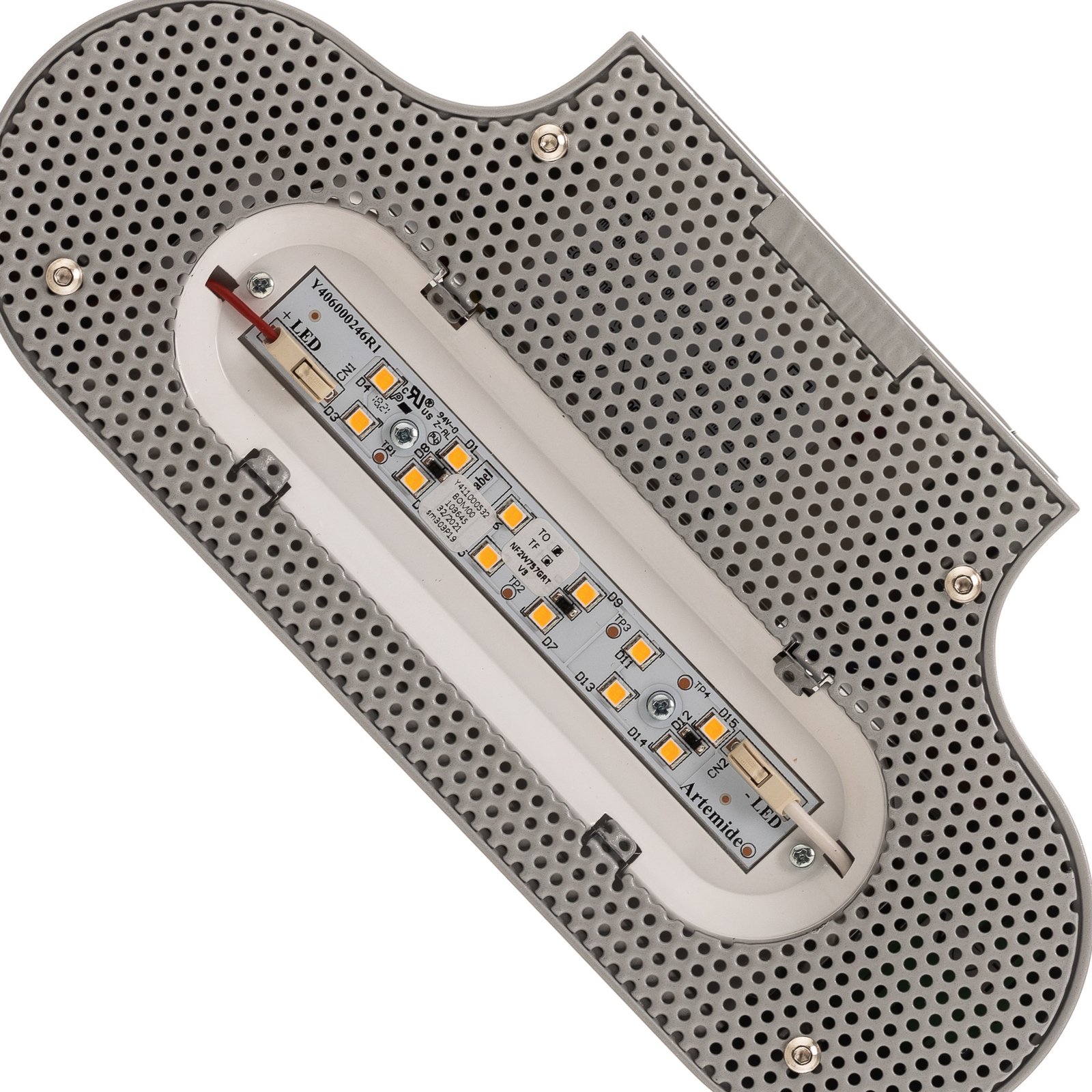 Artemide Talo LED-vegglampe 21 cm sølv 3 000 K