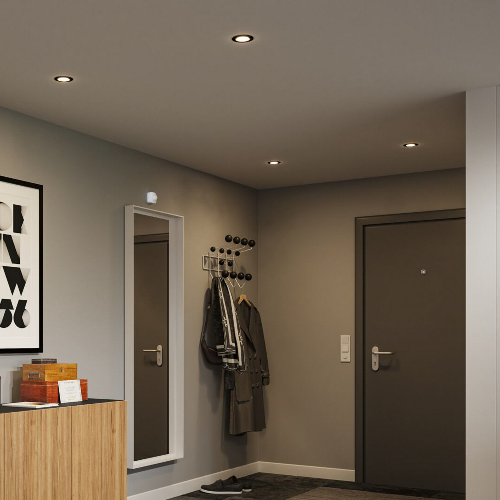 Paulmann Smart bevegelsessensor, hvit, IP54, plast