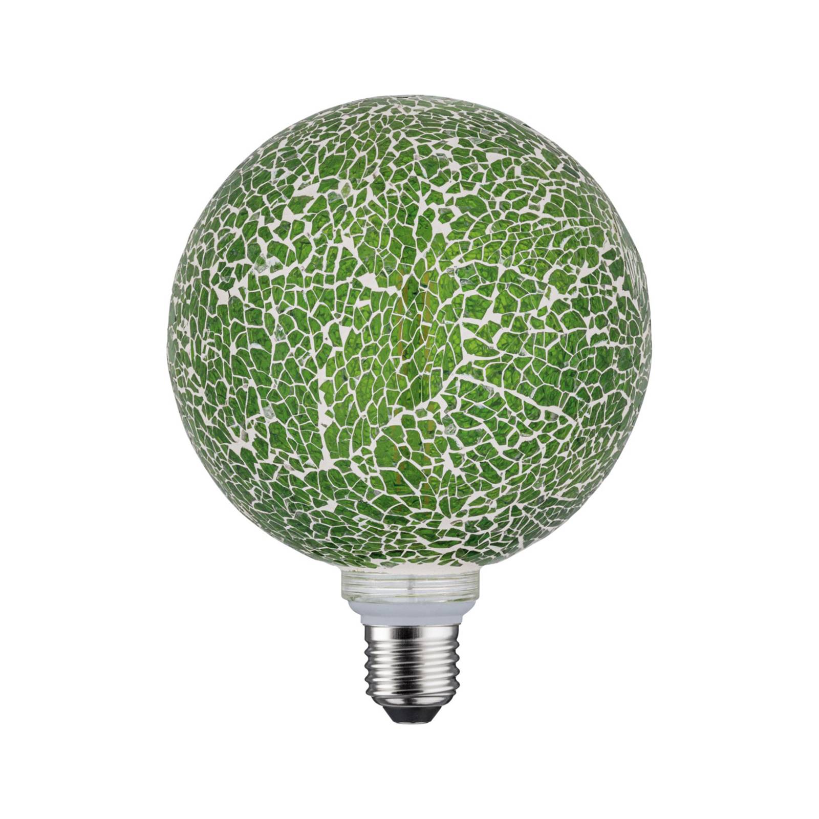 Paulmann E27 LED guľa 5W Miracle Mosaic zelená