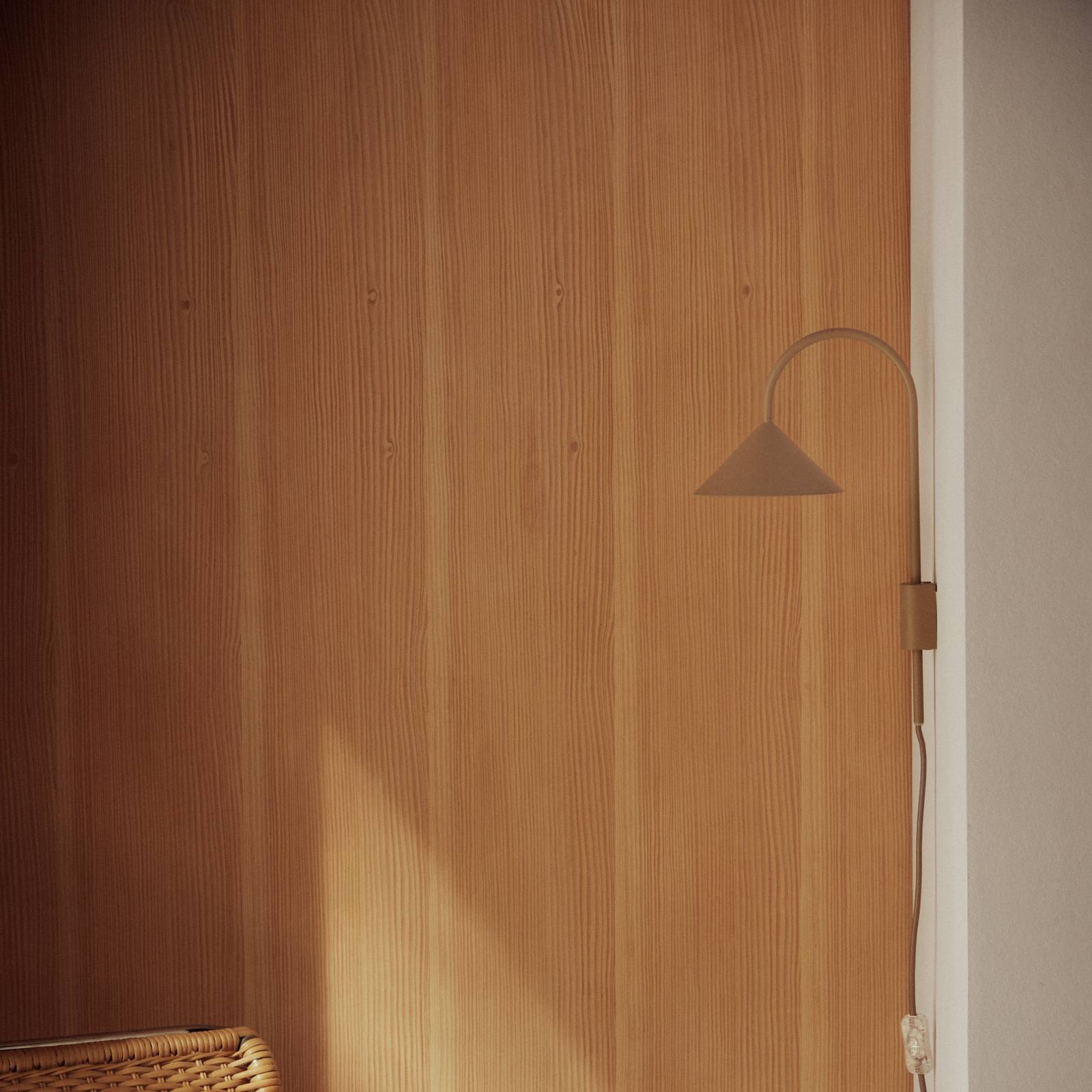 Kinkiet FRANDSEN Grasp, piaskowo-szary, 40 cm, z wtyczką