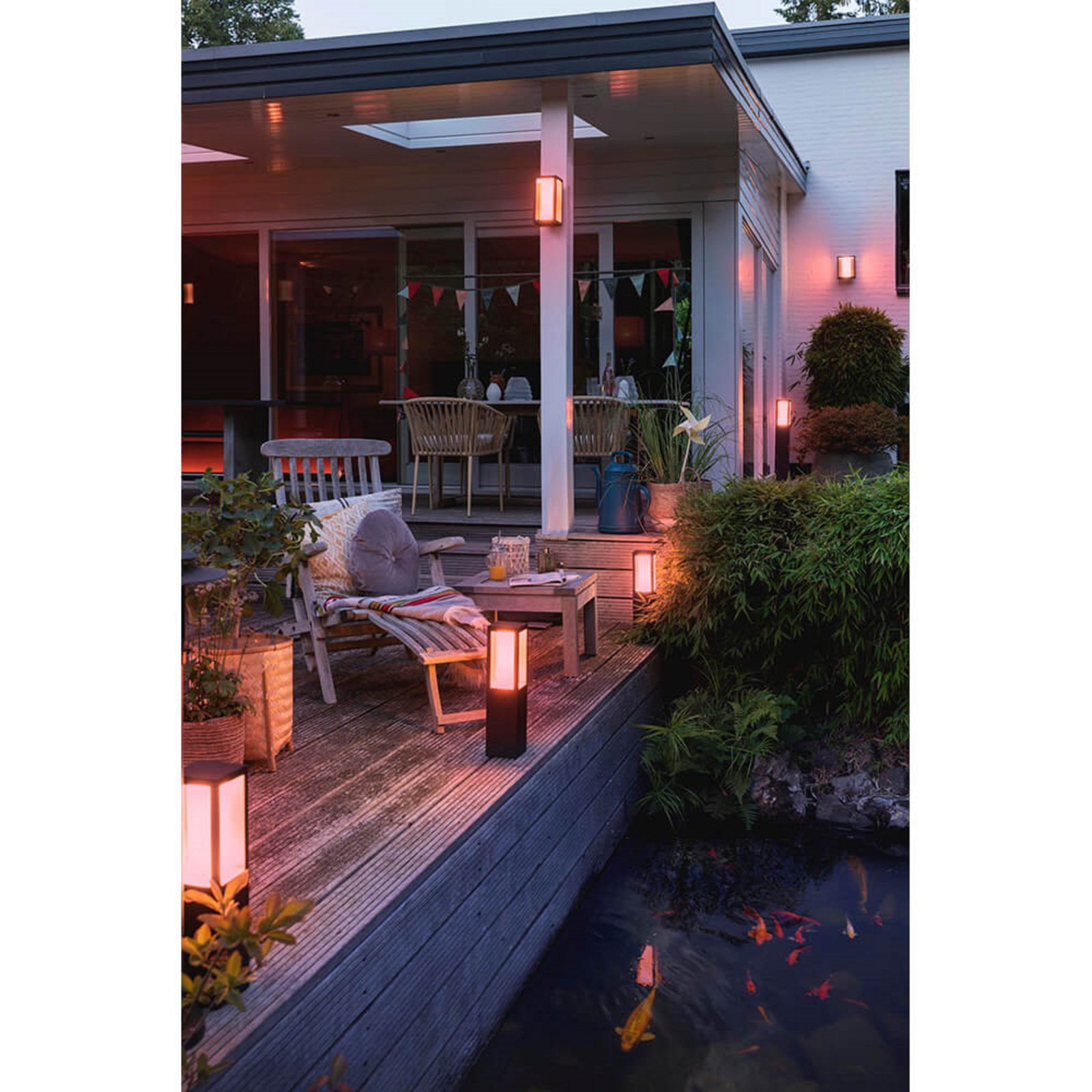 Impress Hue Aplica de Exterior Narrow White/Color Amb. - Philips Hue