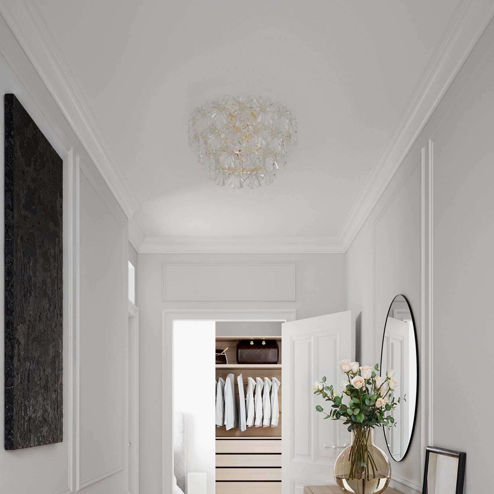 By Rydens taklampa Lorraine, Ø 52 cm, klar