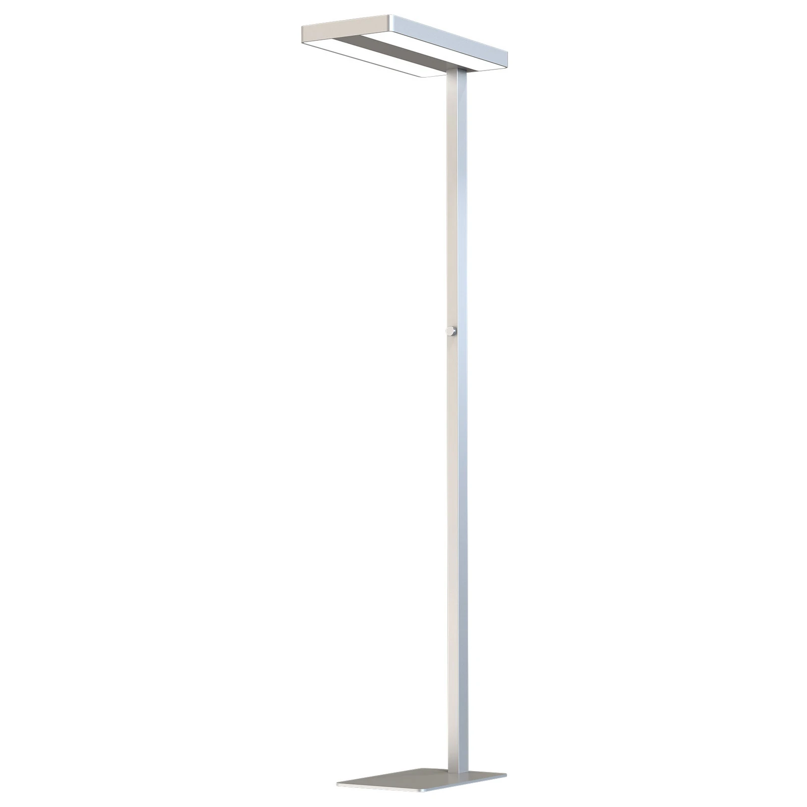 LED podna lampa Ured gore/dolje 4000K prigušiva srebrna