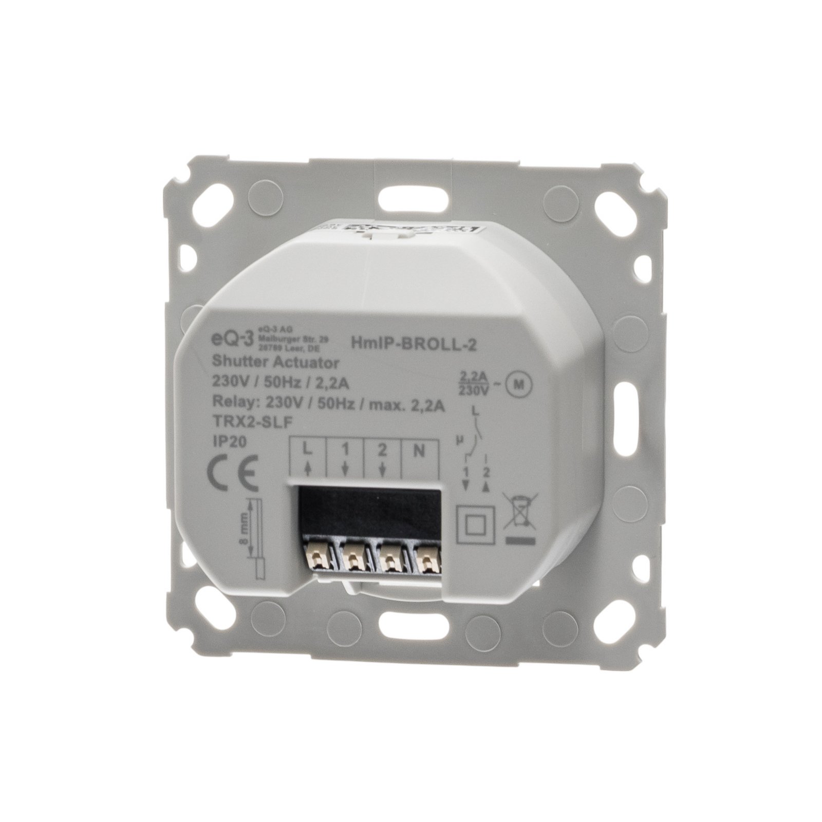 Homematic IP Rollladenaktor für Markenschalter