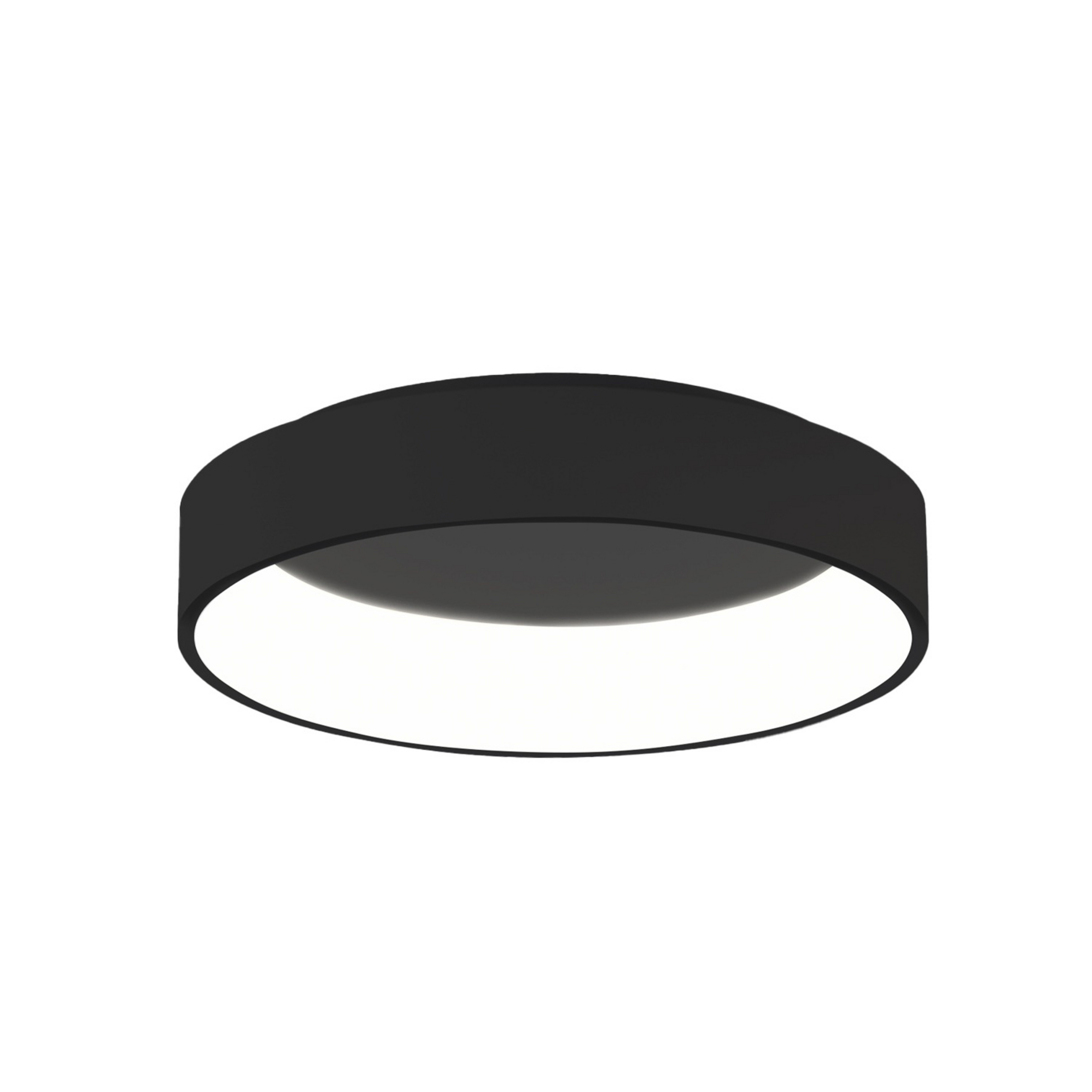 LED-Deckenleuchte Dilga, Ø 60 cm, Casambi, 48 W, schwarz