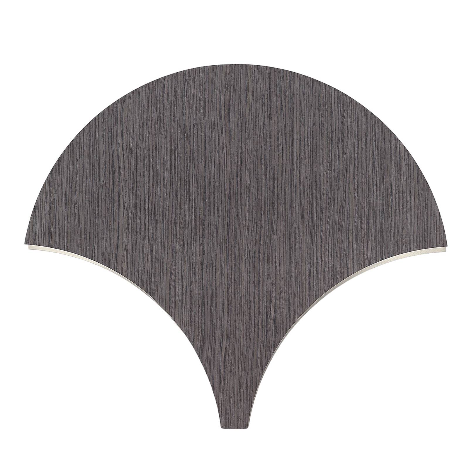 LED-Wandleuchte Palm, abachi grau