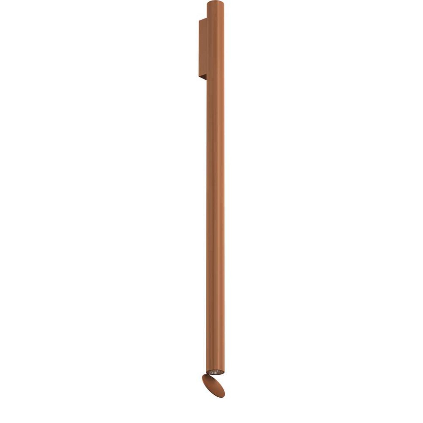 Flauta Riga Wandleuchte H1000 Anodized Copper FLOS - Wohnzimmer - Aluminium