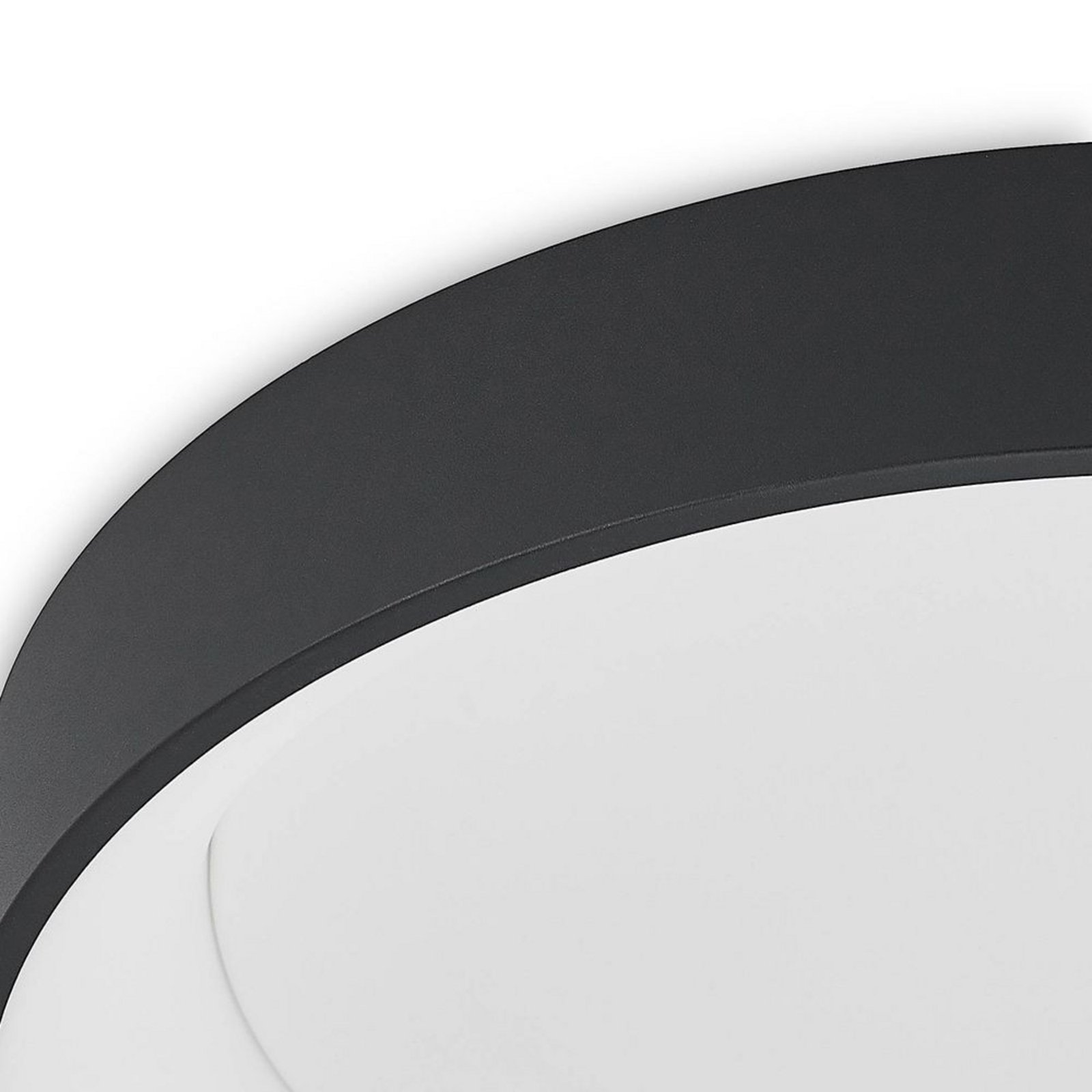 Aleksi Round LED Ceiling Lamp Ø60 Black - Arcchio