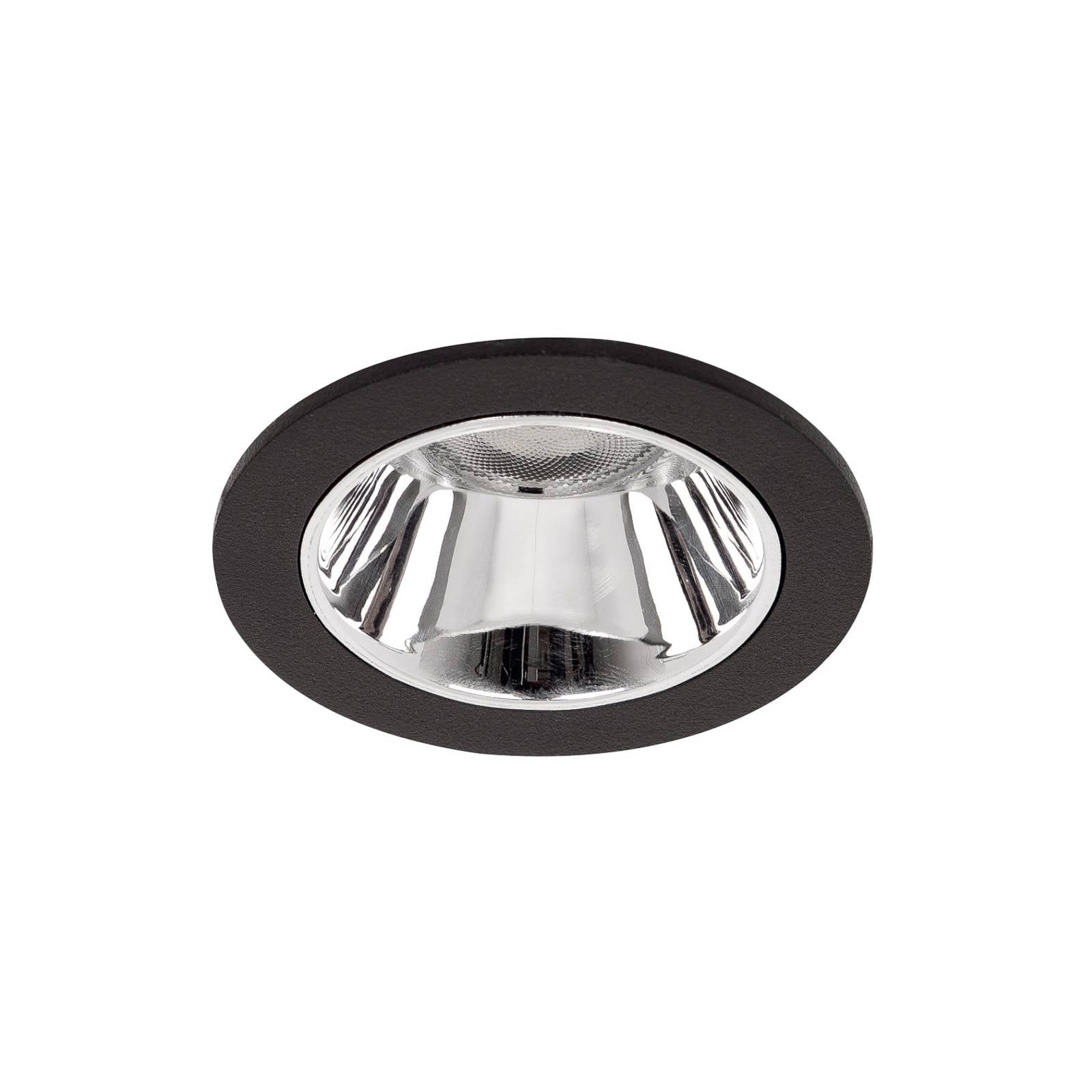 BRUMBERG Apollo Micro, glatt, rund, DALI, 3.000 K, schwarz