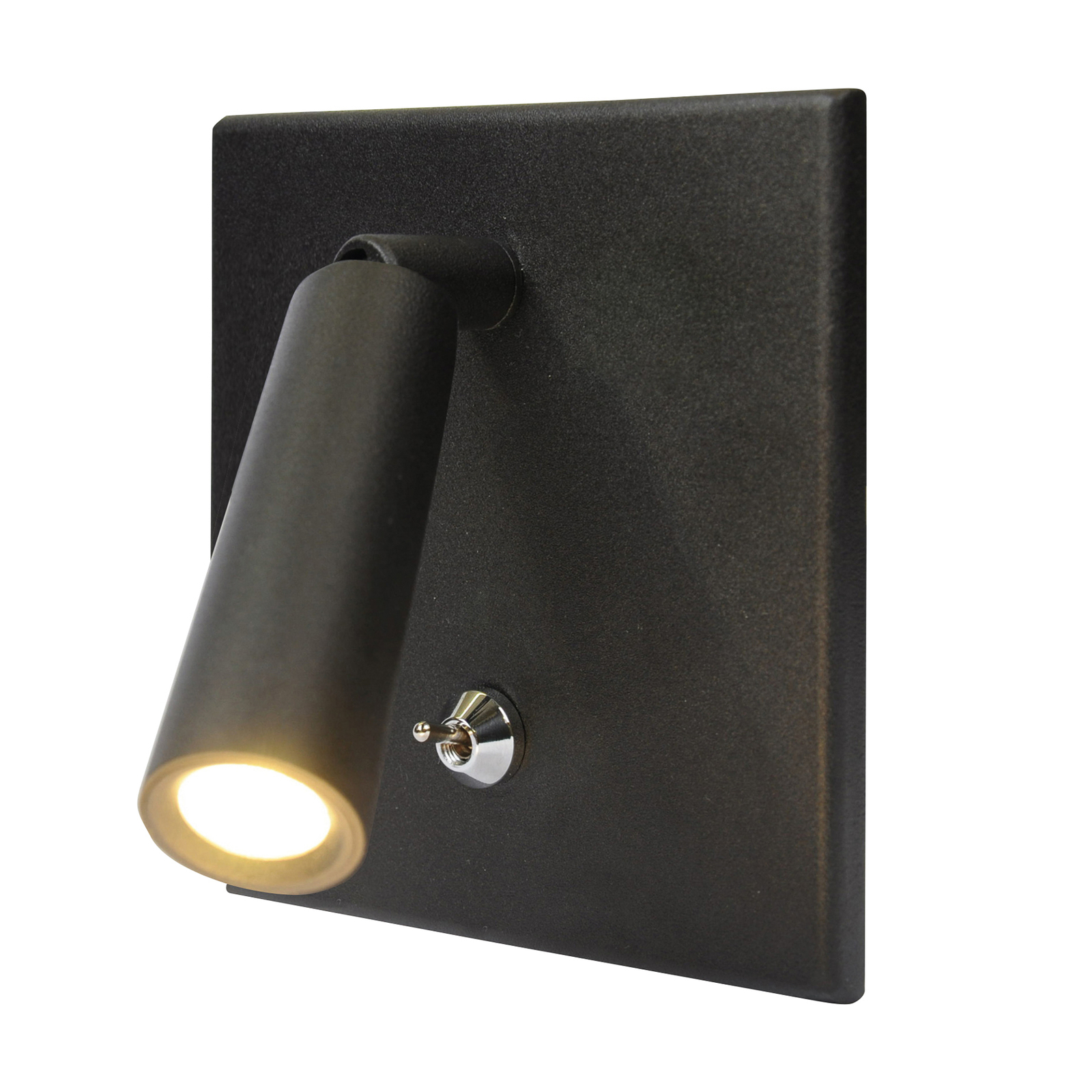 BL1-LED reading, recessed/surface, switch, black