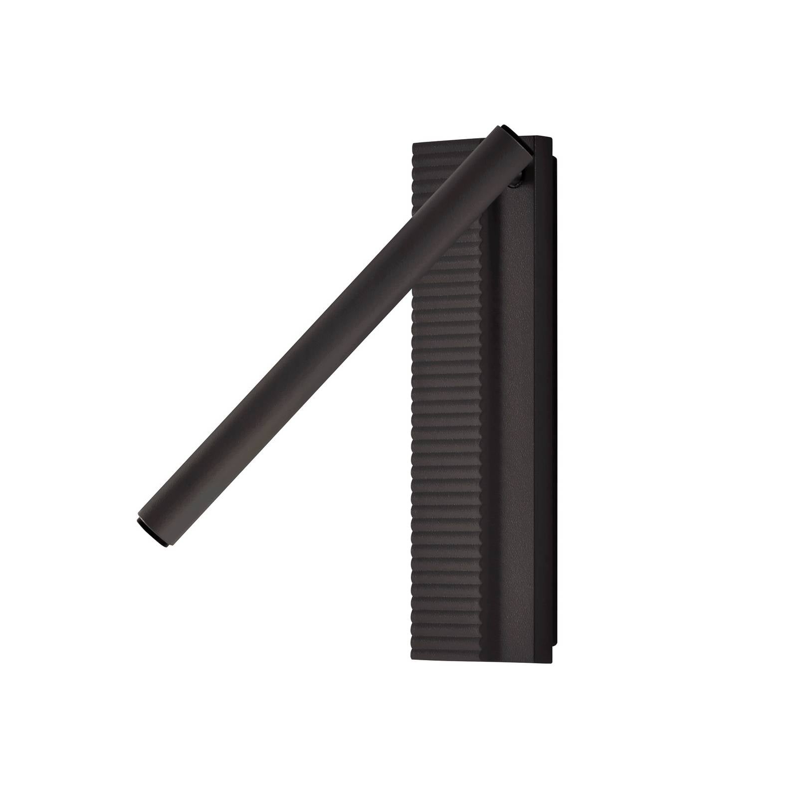 Bover LED-Wandleuchte Arid A/03 schwarz, Alu, 2.700 K