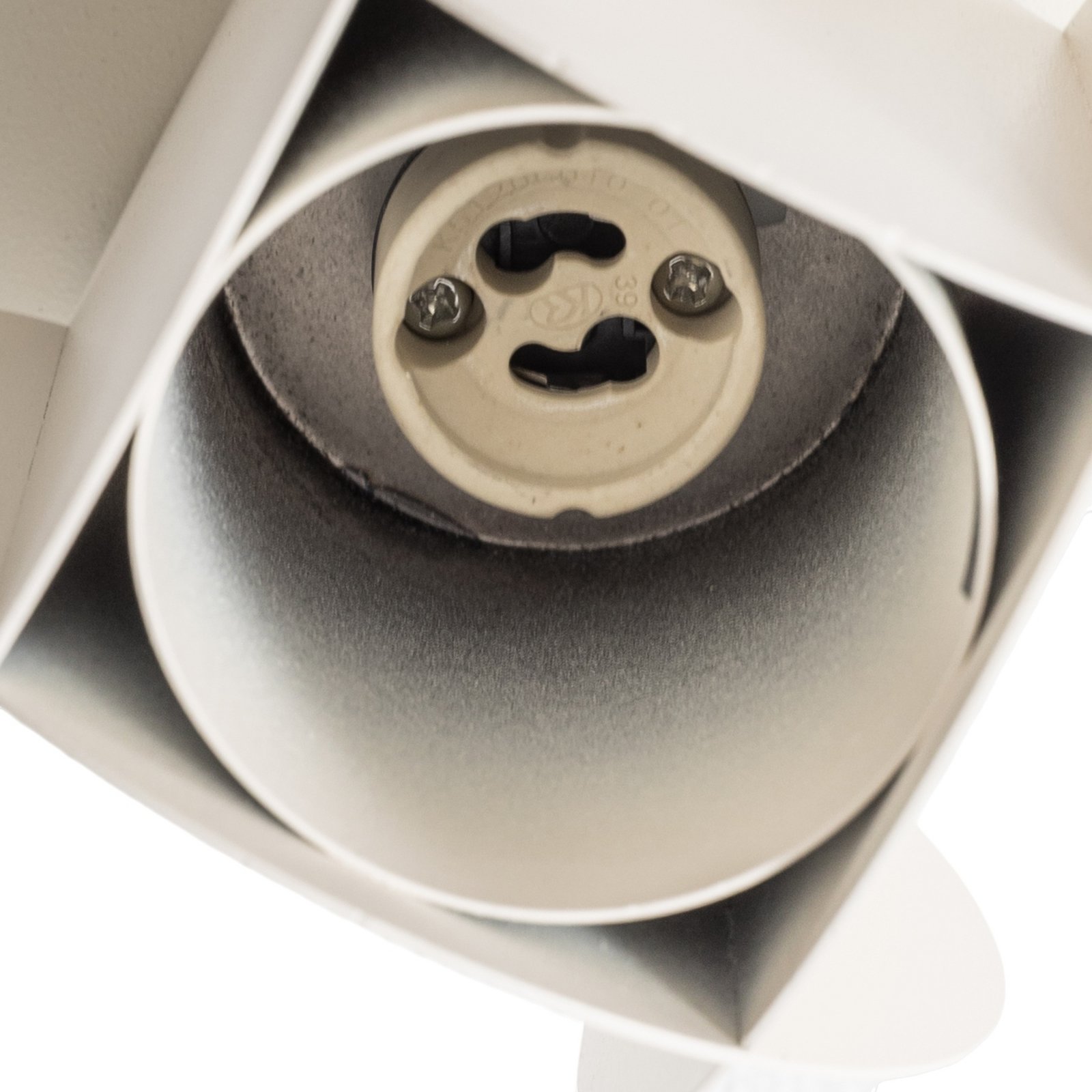 Прожектор за таван GAMBIT, кремаво бял, Ø 10 cm, метал, GU10 LED Прожектор за таван GAMBIT, кремаво бял, Ø 10 cm, метал, GU10 LED