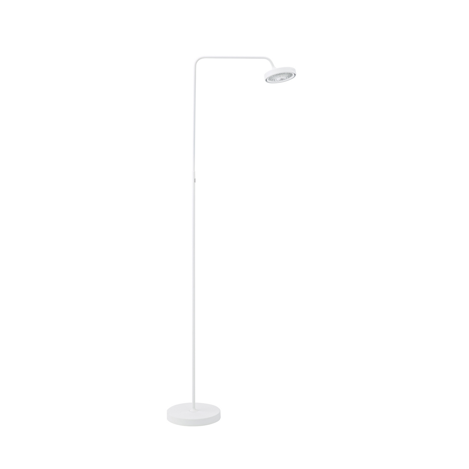 Lampa stojąca LED Nivo, biała, wysokość 120 cm, ściemniacz 50° – Sigor