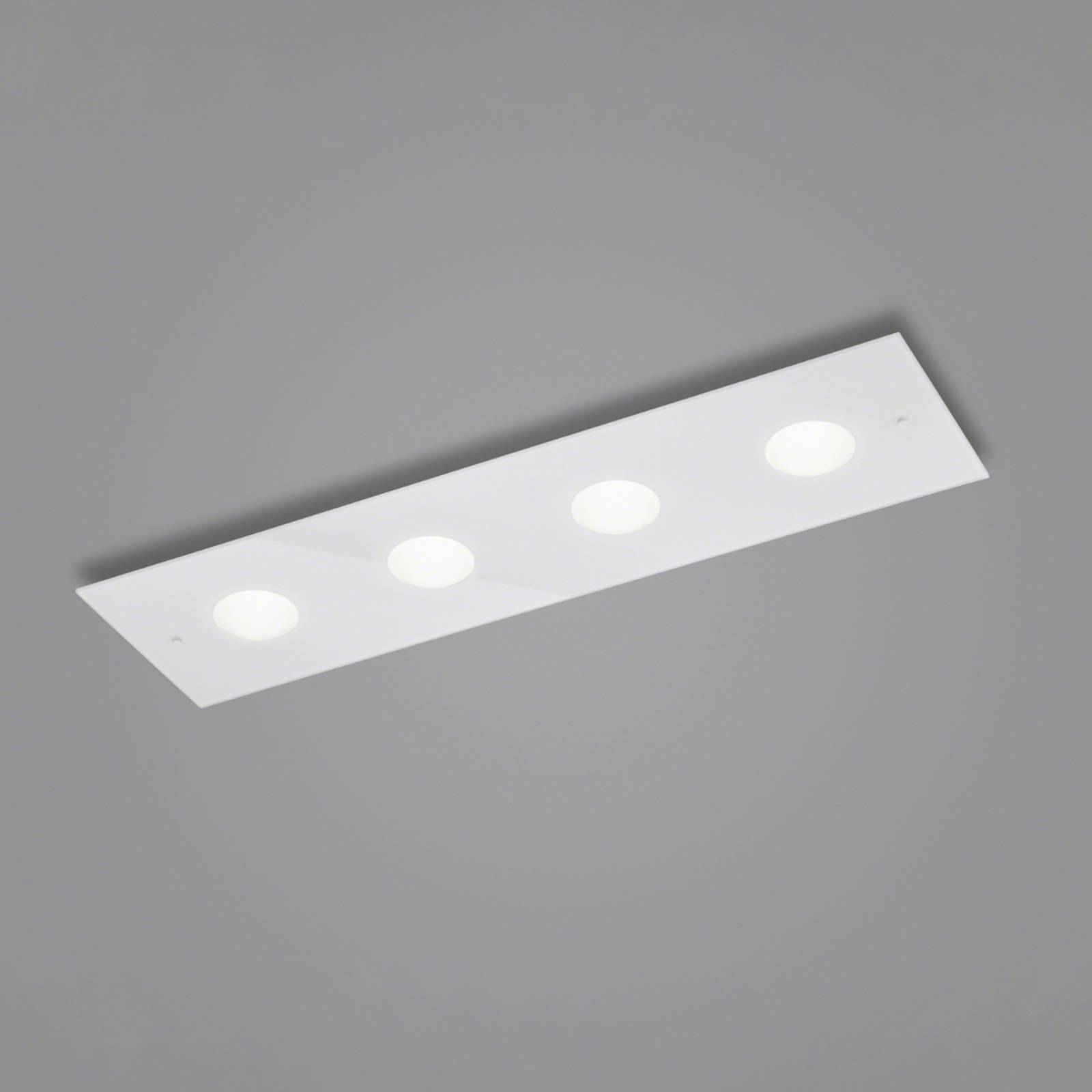 Helestra Nomi LED-loftlampe 75x21cm dim hvid