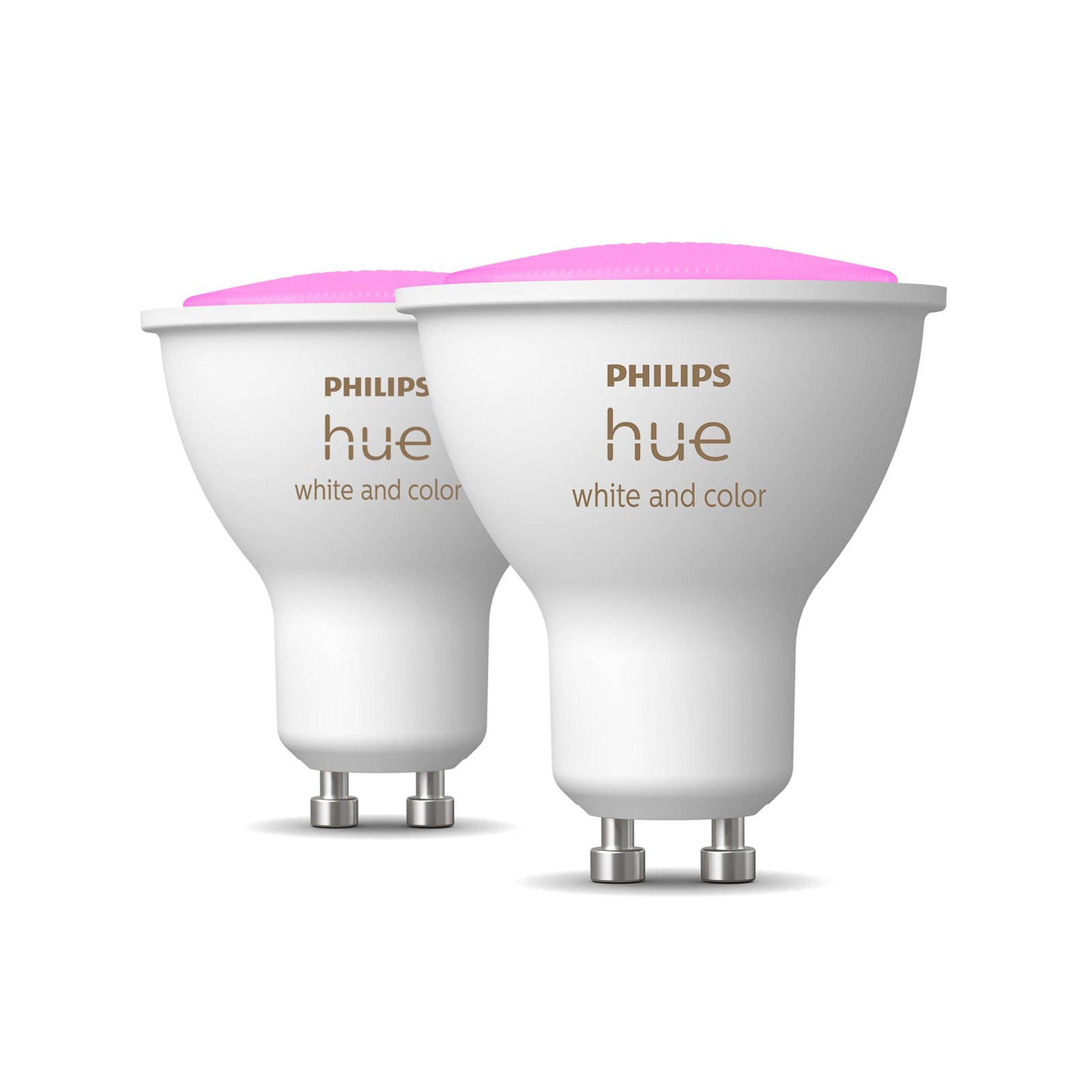 Philips Hue White & Color Ambiance 4,3W GU10, 2 ks