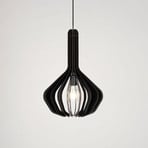 Velasco pendant light in black, Ø 38 cm