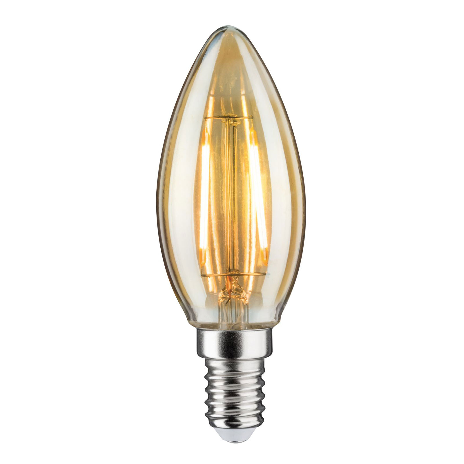 LED candle bulb E14 2.6 W 2,500 K gold Lights.ie