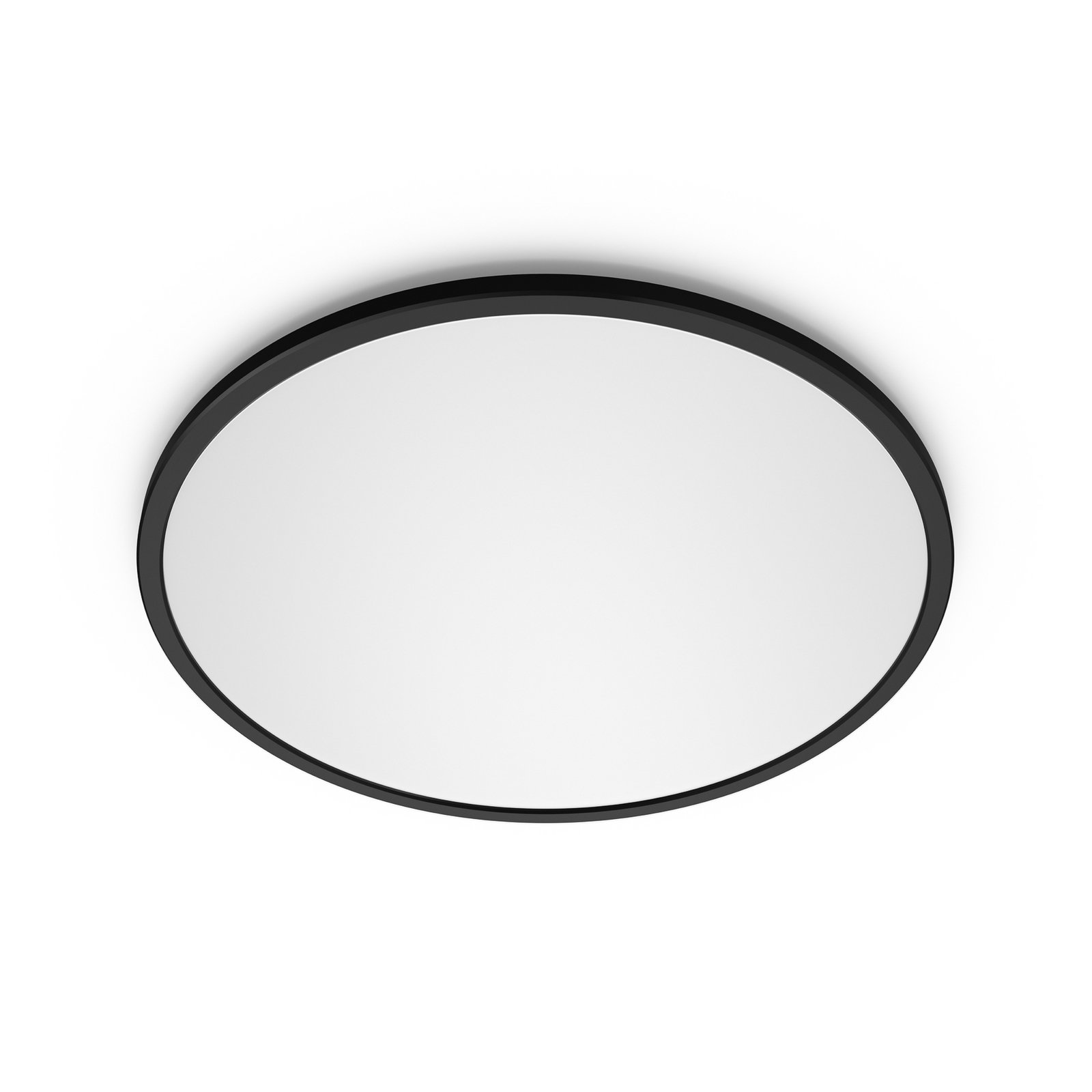 Philips LED SuperSlim 2er-Set schwarz IP44 Ø 30cm 2.700K