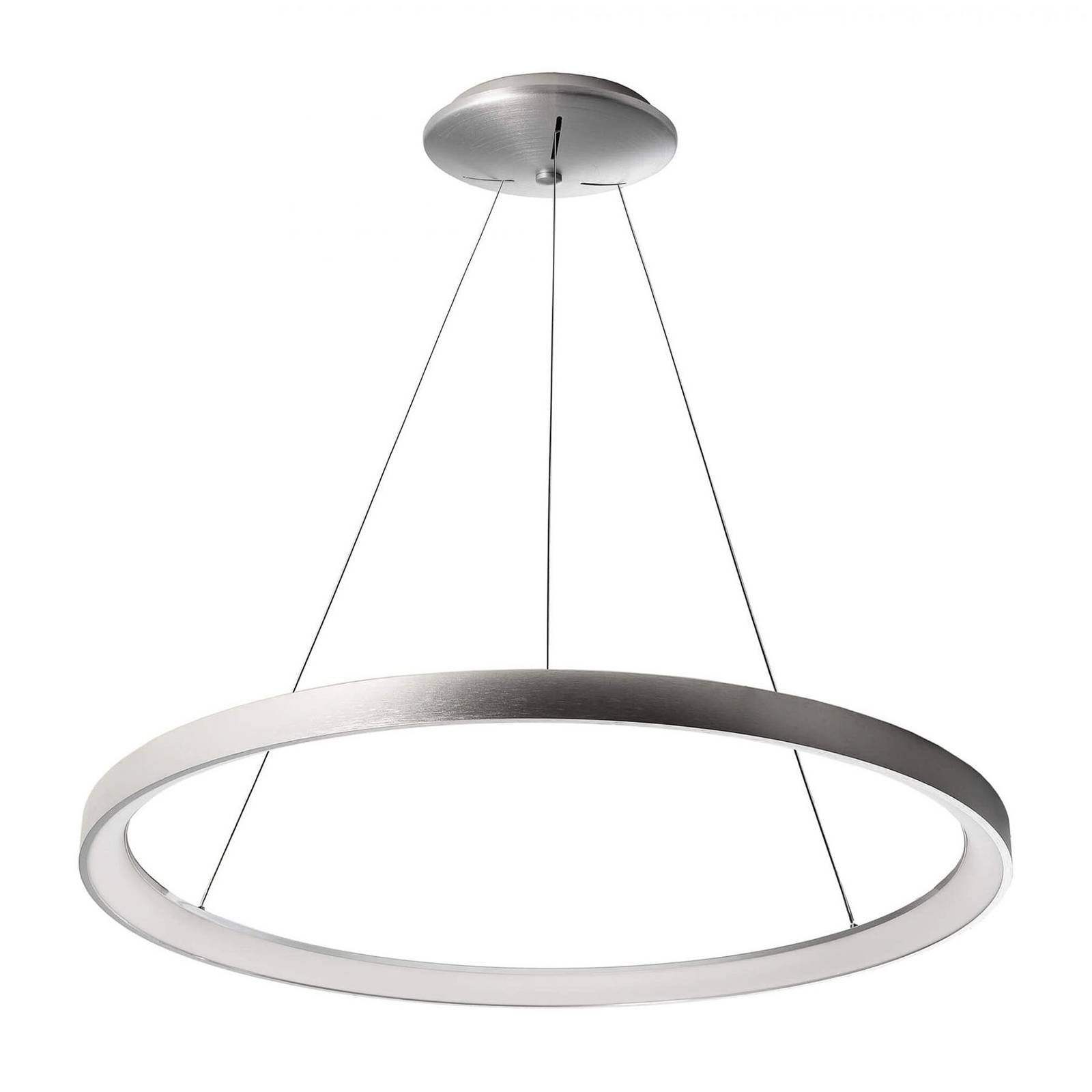 Suspension LED Merope Ø 78 cm dimmable argentée