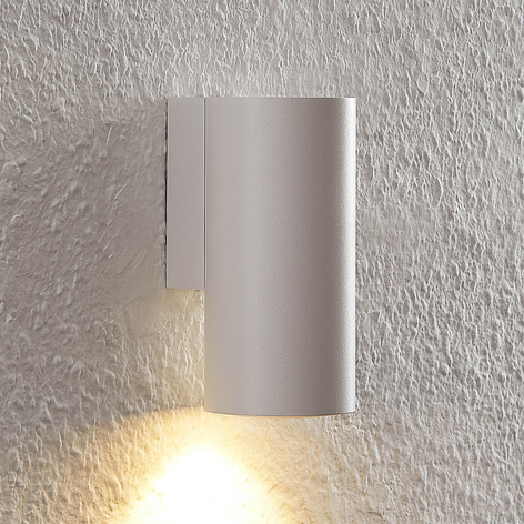 Arcchio Dilana Wandleuchte, rund, 1-fl., weiß